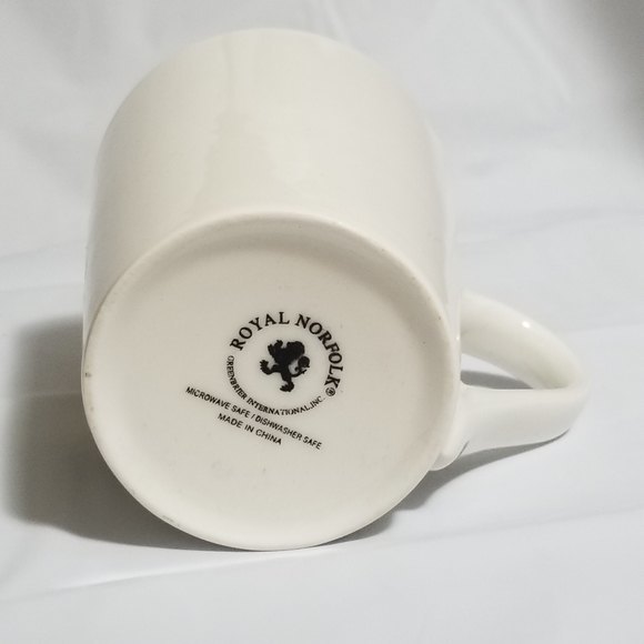 Happy Father's Day to The Real Big Poppa- Royal Norfolk White Coffee Mug 14oz. - Picture 6 of 6